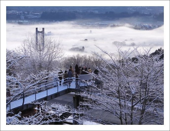 No.8　雪と雲海